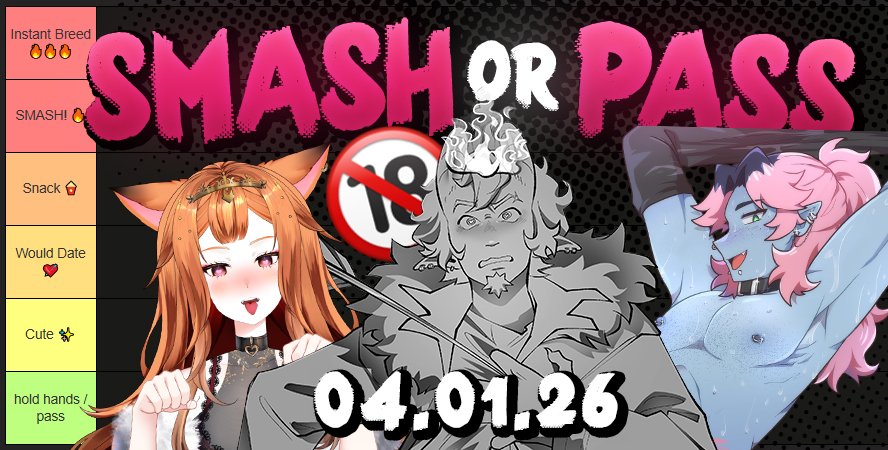 04.01.2026 - Neues Jahr, neuer Höhepunkt? 😏

Wir suchen DICH für das heißeste Smash or Pass des Jahres❗️Falls DU gern dabei sein willst, schick uns dein PNG in die Kommentare ⬇️ 

Vorsicht❗️Es wird 🔥 &amp; zweideutig🤫 

Teilen wäre toll 🫶🏻