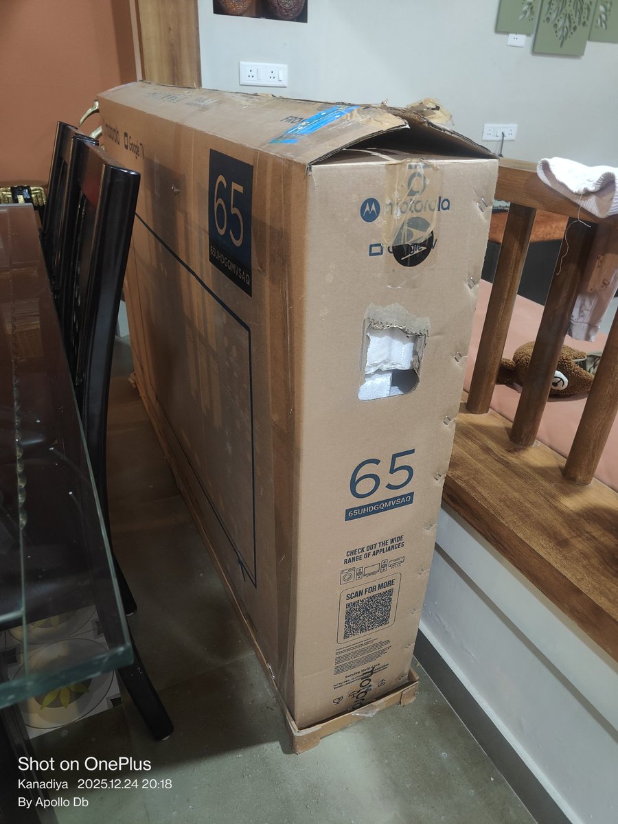 0502Veer's tweet photo. Delivery by tomorrow!! Installation by 7 days may be !!what is the point of delivering so fast ?? Installation free in terms, installing agency demanding bribe and if not given cancel it . Should I return the product ? @flipkartsupport @Flipkart @Moto
@motorolaindia https://t.co/nd442Dgjmv