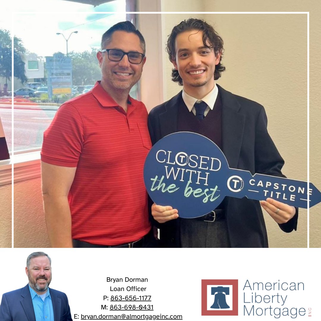 ALMpolk's tweet image. Funded in only 8 DAYS! Huge thanks to the American Liberty Mortgage Winter Haven Branch – Strickland Team &amp;amp; Bryan Dorman for making it happen. Need a faster closing? Choose the team known for speed, communication, and results. #FastClosings #MortgagePros