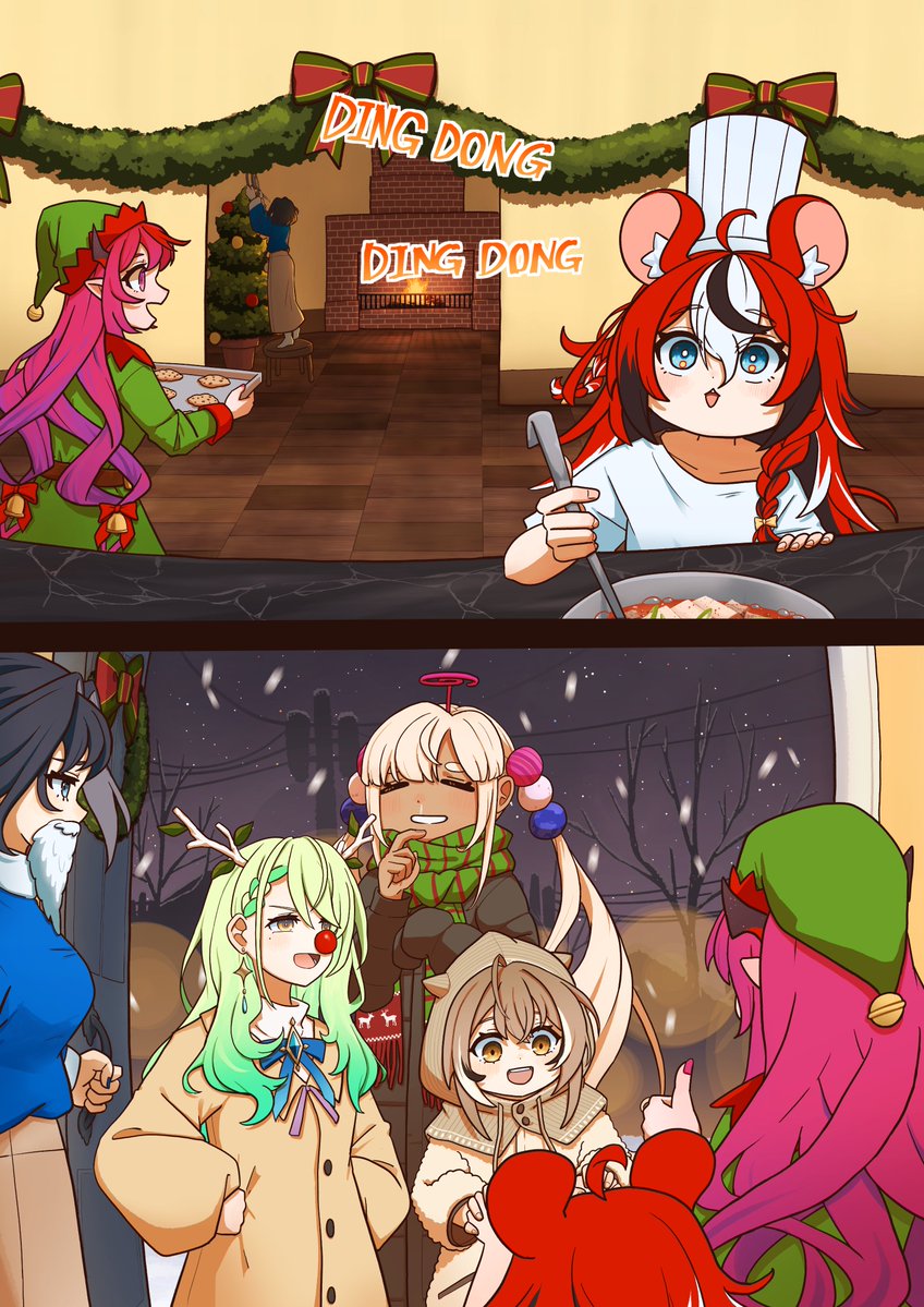 ddas_di's tweet image. 🎄HAPPY CHRISTMAS🎄
#FineFaunart #kronillust #BaelzBrush #drawMEI #galaxillust #IRySart #CouncIRyS