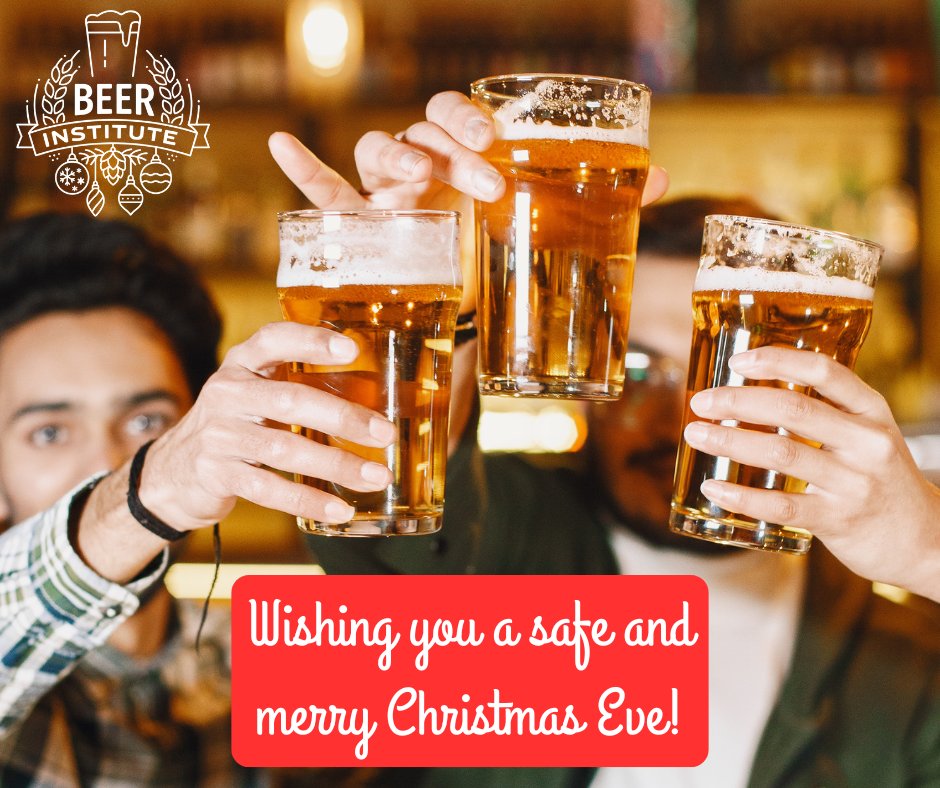 beerinstitute's tweet image. Christmas Eve is all about gathering with the people who matter most.

If beer is part of your celebration tonight, enjoy it responsibly... and make the memories last well beyond the holidays.

From our table to yours, wishing everyone a safe, joyful Christmas Eve.