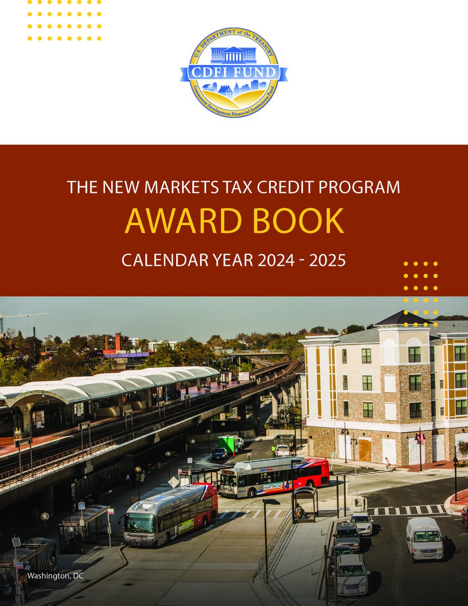 The CDFI Fund last night announced $10 billion of NMTC awards. We are pleased to have received a $65 million allocation and look forward to putting those funds to work on crucial projects across the U.S.