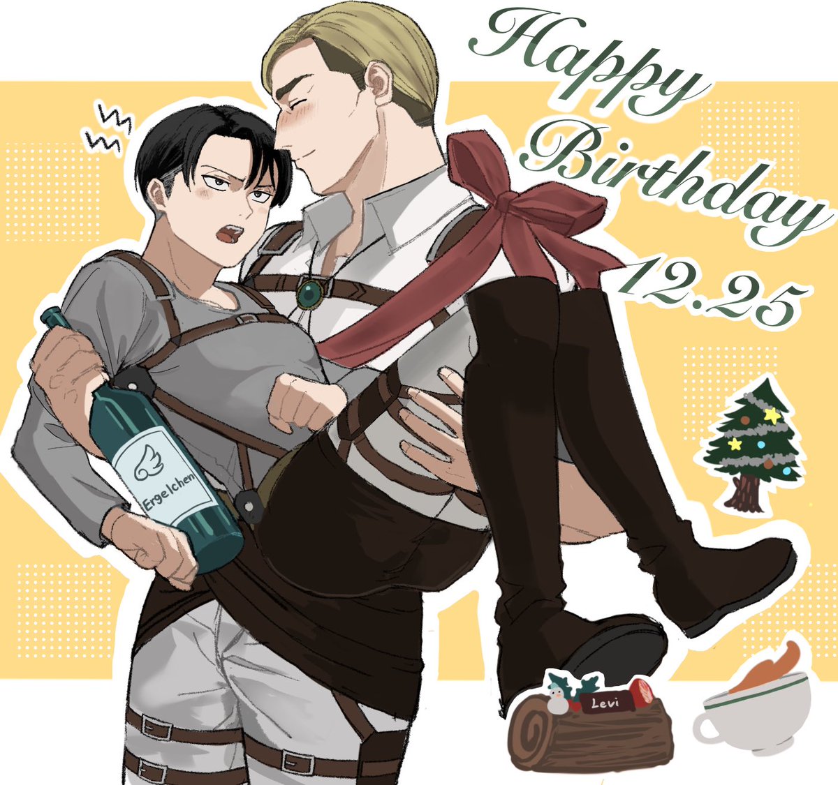 今年もおめでとう🎉🎂　#エルリのリヴァイ生誕祭2025