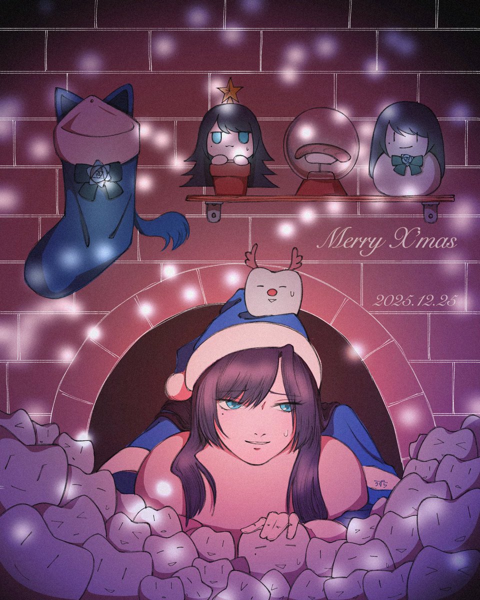 uzuladoloveu's tweet image. メリークリスマス🎄
 #Adoart