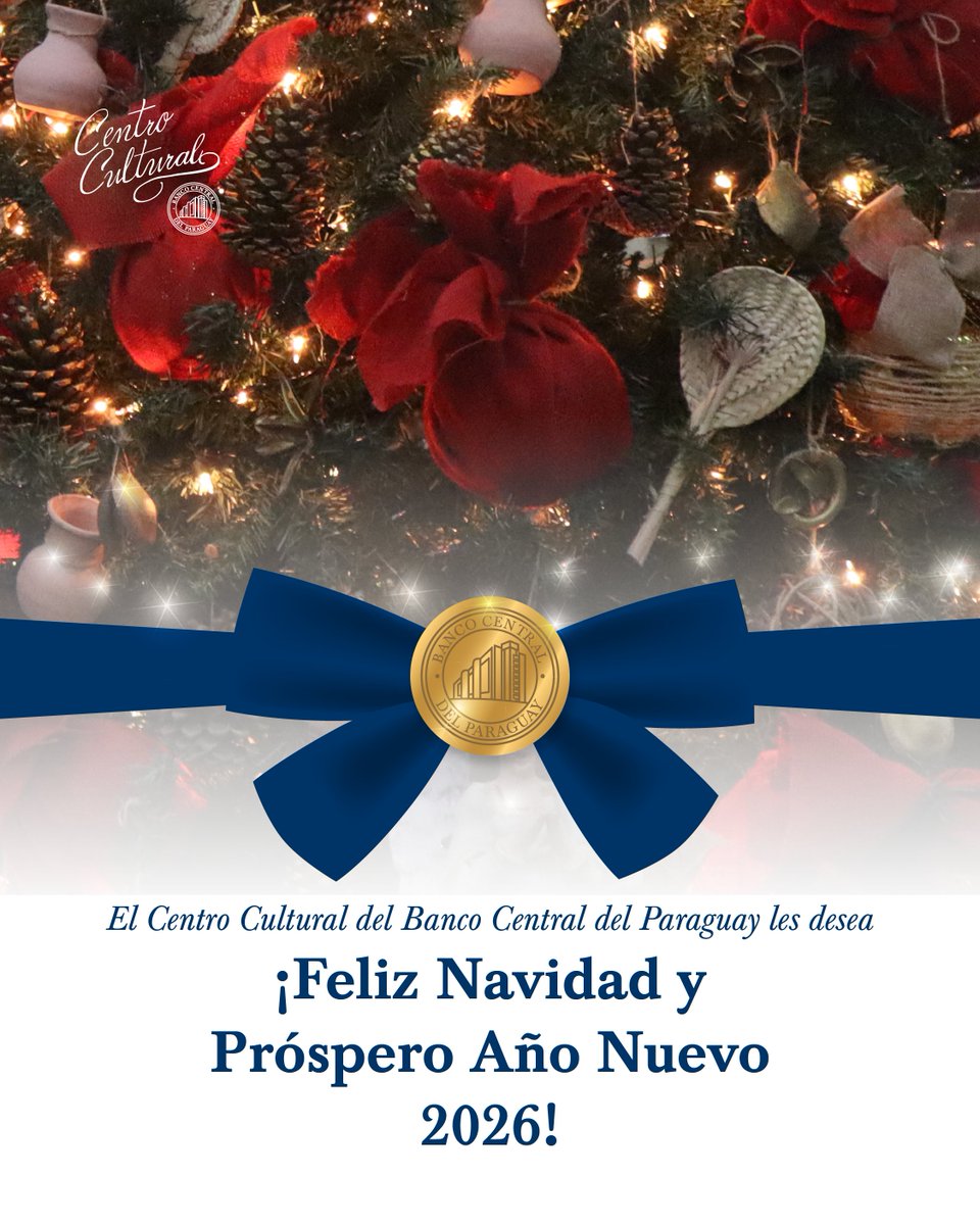 ¡El Centro Cultural del BCP les desea felices fiestas!