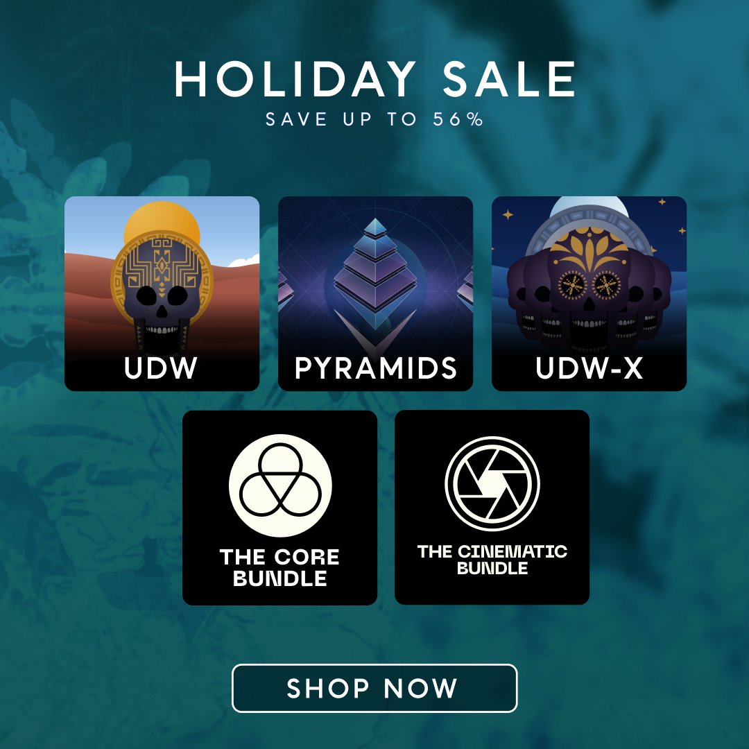 mntra_io's tweet image. High-resolution sound palettes at gift prices for film scores, sound healing, or experimental world music 🌍🎶

✨Get it now!
👉 mntra.io/shoppe/

#HolidaySale #MusicProduction #VirtualInstruments #AudioPlugins #SoundDesign