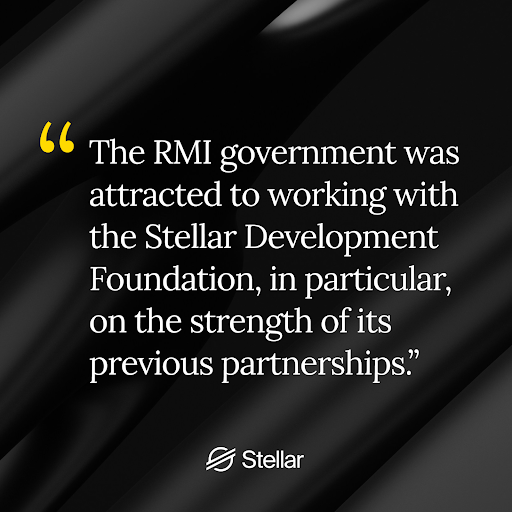 StellarOrg's tweet photo. The Republic of the Marshall Islands has completed the world’s first onchain disbursement of universal basic income (UBI) on the Stellar blockchain. 

Learn More: https://t.co/qtLvyzczt8 https://t.co/55rVisAdIp