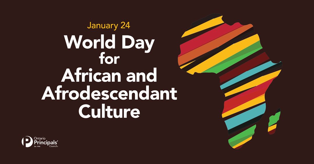 Today is the World Day for African &amp; Afrodescendant Culture, celebrating the many vibrant cultures of the African continent &amp; African Diasporas around the world.