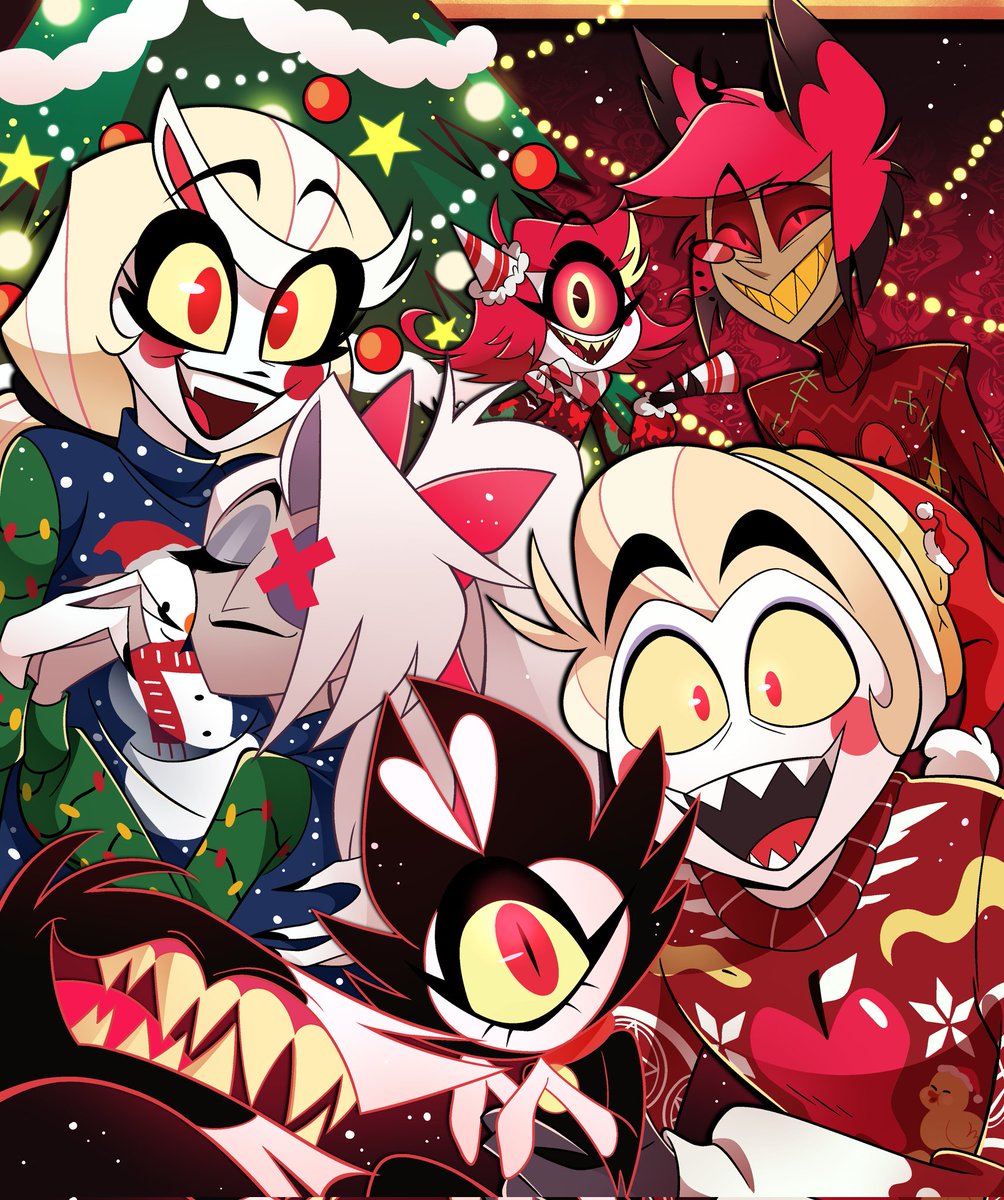 ChandlLucky's tweet image. 🎄🎁🥂🌟 Merry Christmas from Hell!🎄🎁🥂🌟
#HazbinHotel