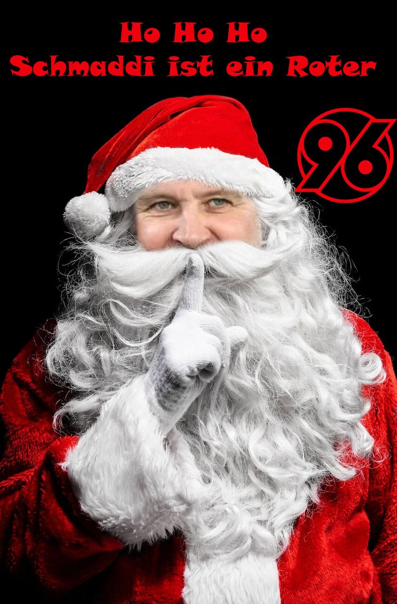 Ich wünsche euch allen ein schönes und entspanntes Weihnachtsfest. Mein Wunsch eine schnelle Lösung für den Ersatz für M. Mann ging heute in Erfüllung.
Auch wenn mein Wunschmanager eine andere Person gewesen wäre, sage ich herzlich willkommen Schmaddi! #H96 #Hannover96 ⚫️⚪️💚