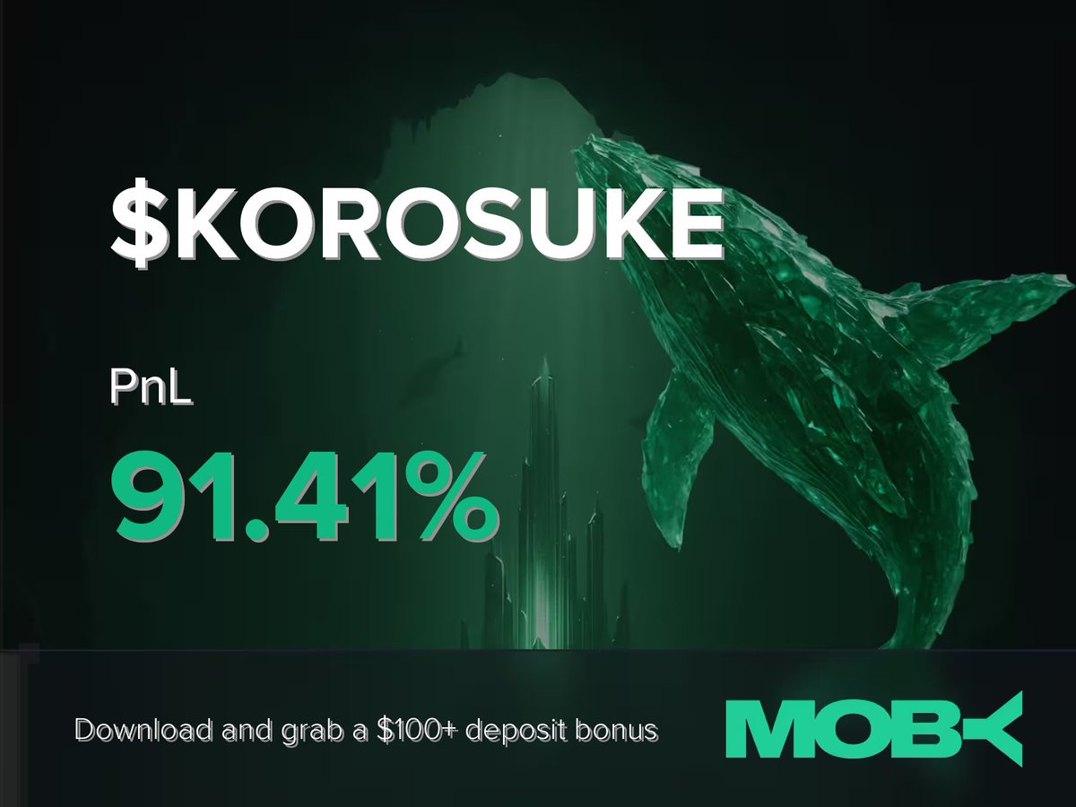 Win Alert 📈

A trader on Moby Mobile just closed a position of $KOROSUKE with a PnL of +91.41%.