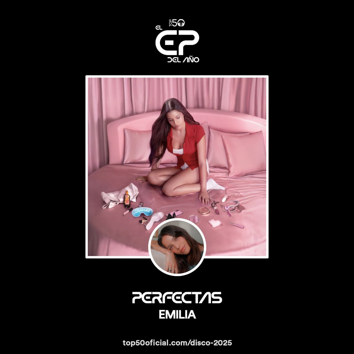 EL EP DEL AÑO 2025
#ElDiscoDelAño2025

¿Crees que ‘perfectas’ de <a href="/emimernes_/">emilia</a> es el mejor EP lanzado este 2025? 📀

— Vota por él hasta el 23 de enero aquí: top50oficial.com/disco-2025