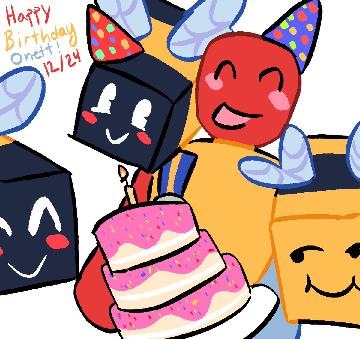 Today is his birthday!!!! #beeswarmsimulator #robloxdevtwt