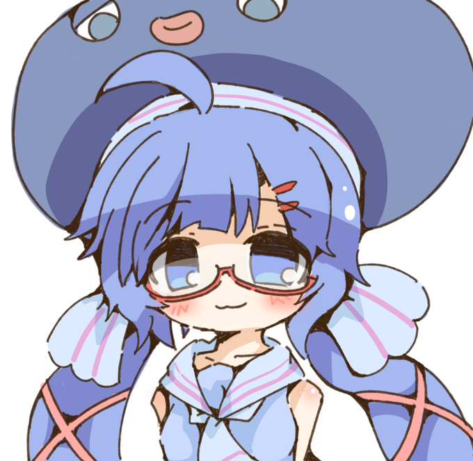 今夜はもう気楽お絵かきデーと割り切ったのでさっとがきウナちゃん 