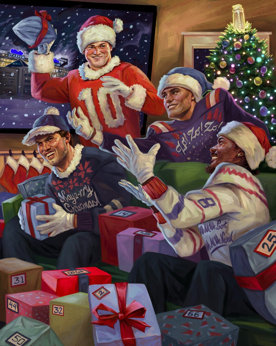 Patriots's tweet image. MERRY CHRISTMAS PATS NATION 🎄