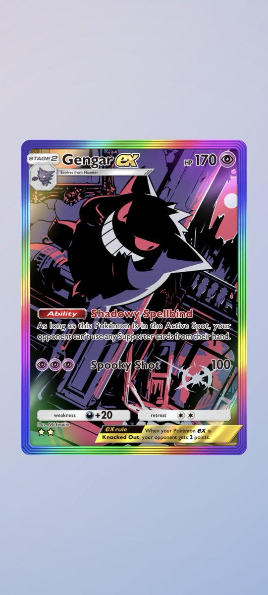 UniteVids's tweet image. I am Giving away a Gengar ex ⭐⭐ card to one of you 🎁✨

💓RT + Like
👤Follow @UniteVids

📣Winner will be announced in the next 24 hours

#PokemonTCGPocket