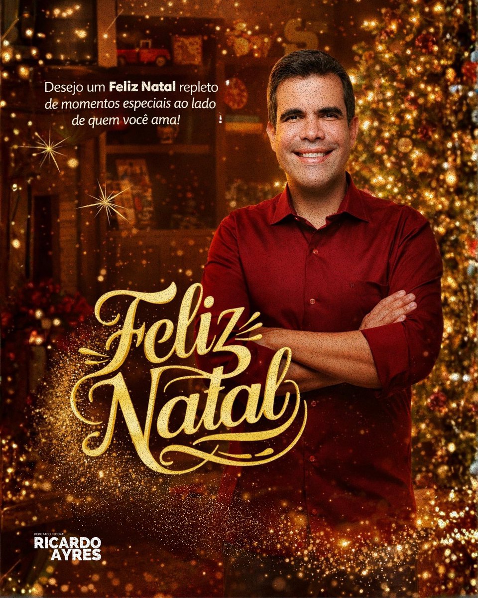 Que o Natal renove a nossa fé, fortaleça a esperança e nos lembre do verdadeiro sentido da vida, cuidar das pessoas, agir com justiça e nunca perder a humanidade.

Que seja um tempo de união, gratidão e amor, junto da família e de quem caminha ao nosso lado todos os dias.