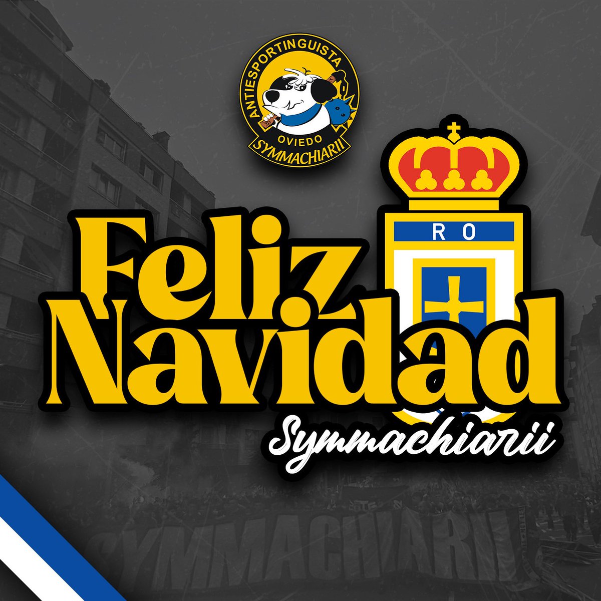 Desde SYMMACHIARII queremos desear una Feliz Navidad a todos nuestros socios, amigos y al oviedismo en general.

Disfrutad de estos días con vuestra gente... y portaos bien 😎

¡Hala Oviedo!