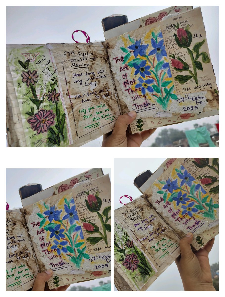 skshy12's tweet image. The art of not throwing trash 💌📷

#junkjournal 
#artwork 
#artjournal
