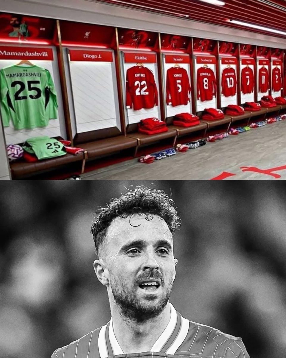 Liverpool keep Diogo Jota’s seat reserved and empty in the dressing room. A touching gesture from the club.

Thinking of the Jota family this time of the year ❤️

#LFC #YNWA