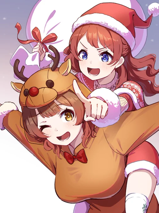 メリクリ姉妹 #学マスFA #MerryChristmas