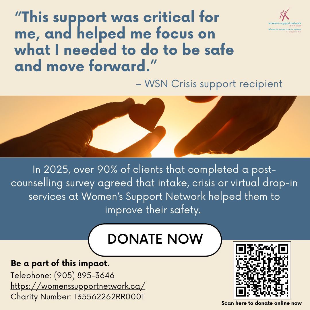 WSNYorkRegion's tweet image. DONATE NOW!

#donatenow #wsn #taxreceipt #donation