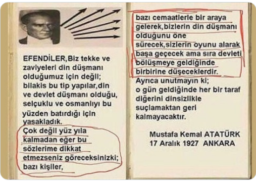 #Başkomutan  fazla söze gerek yok onun adı 'Atatürk 'olabilecekleri 100 yıl önce yazan. Fenerbahçe Başkanı Dilan Polat #ElaRümeysaCebeci Salih #asgariücret Hakan Fidan Türkiye Yüzyılı