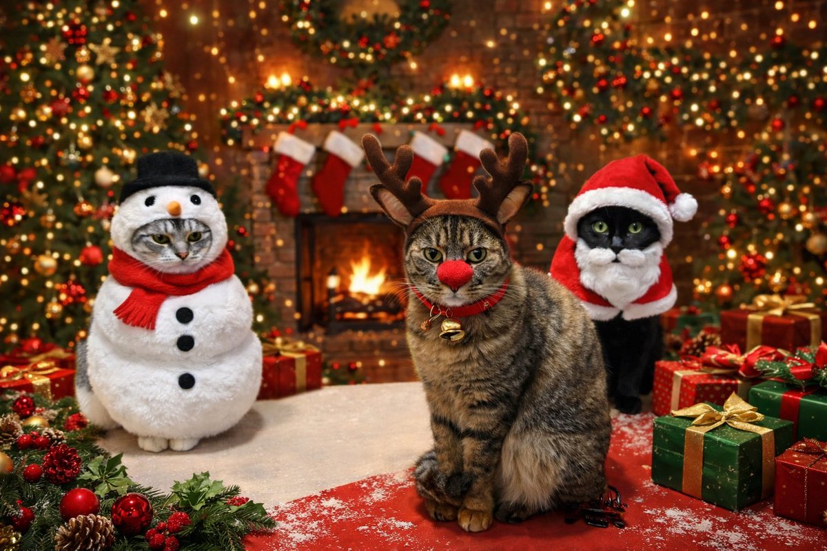 chobimeimatu's tweet photo. メリークリスマス🎄🎁 https://t.co/uXMNOKVJM8
