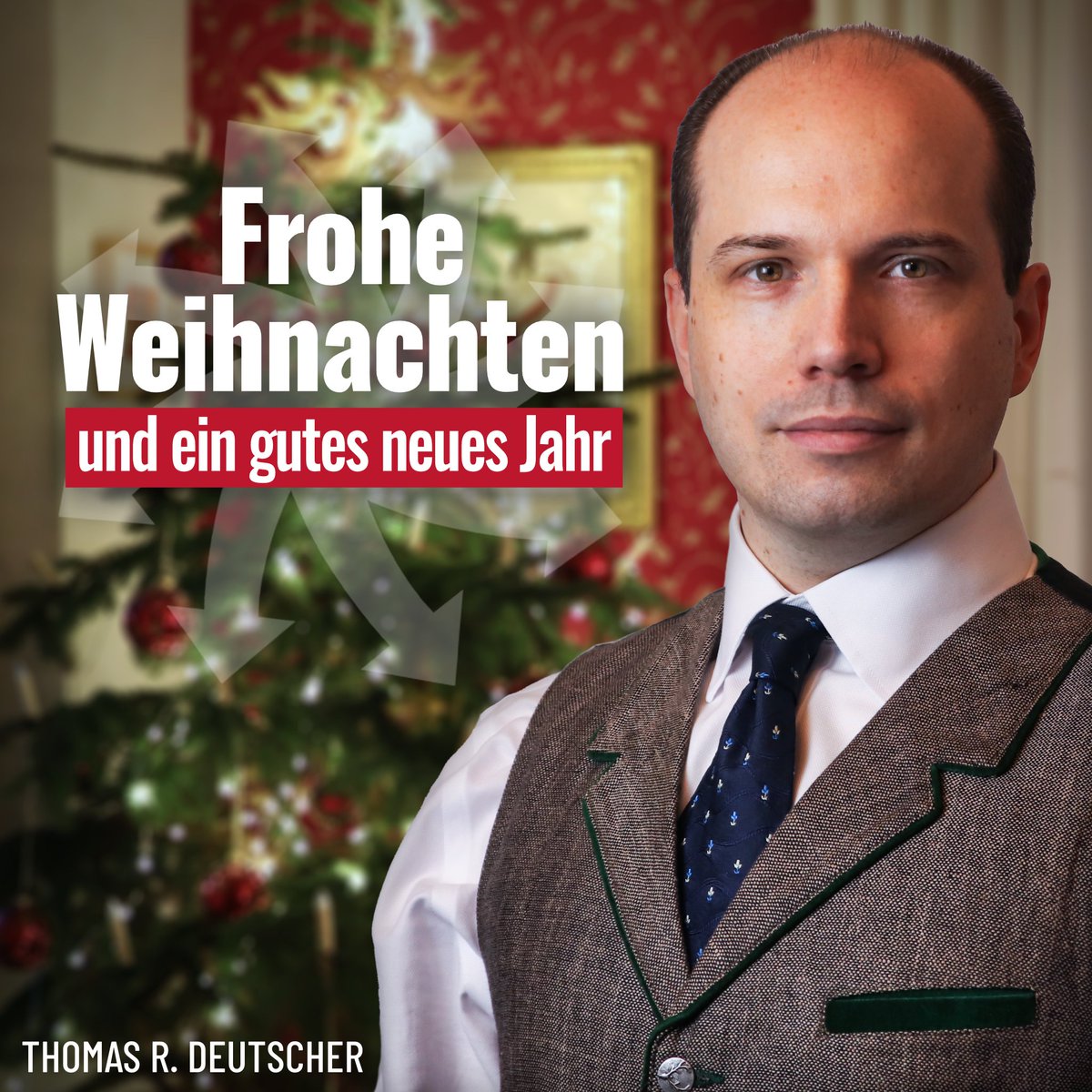 trdeutscher's tweet image. Meinem Volk wünsche ich ein gesegnetes Weihnachtsfest, stille Tage der Einkehr und der Besinnung auf das Eigene, Gewachsene und Verbindende. Möge diese Zeit Kraft geben für das kommende Jahr, für Standhaftigkeit, Zusammenhalt und einen klaren Blick auf das, was bewahrt und…