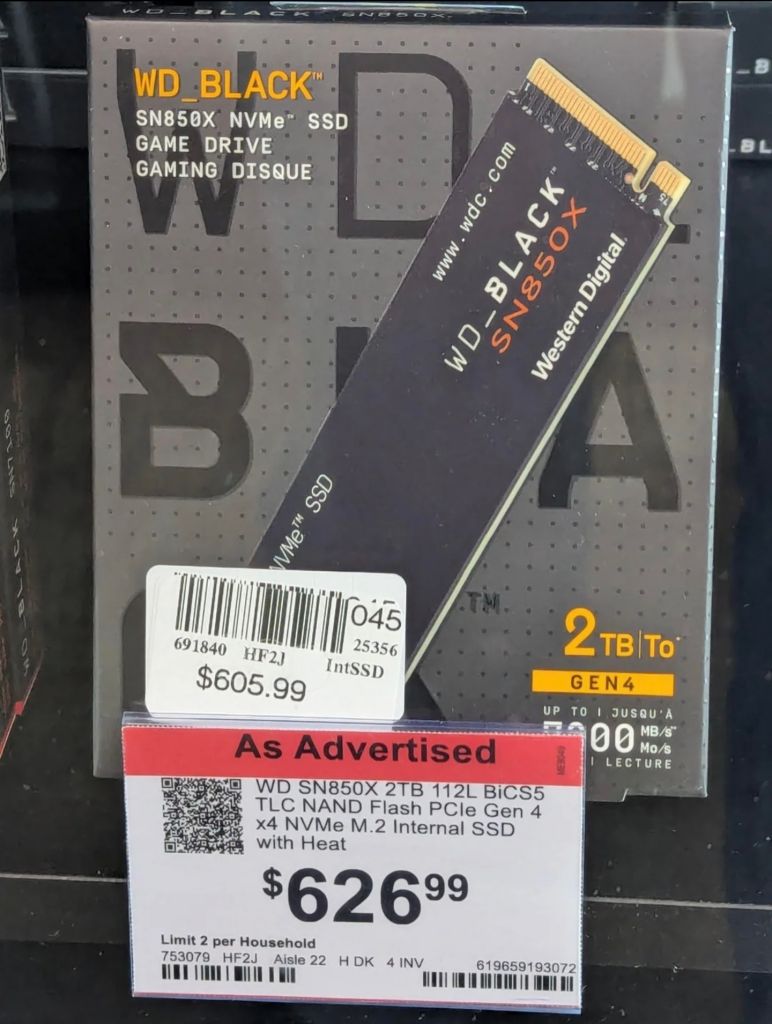 >first ram
>Now SSDs are going up
>Next are gpus