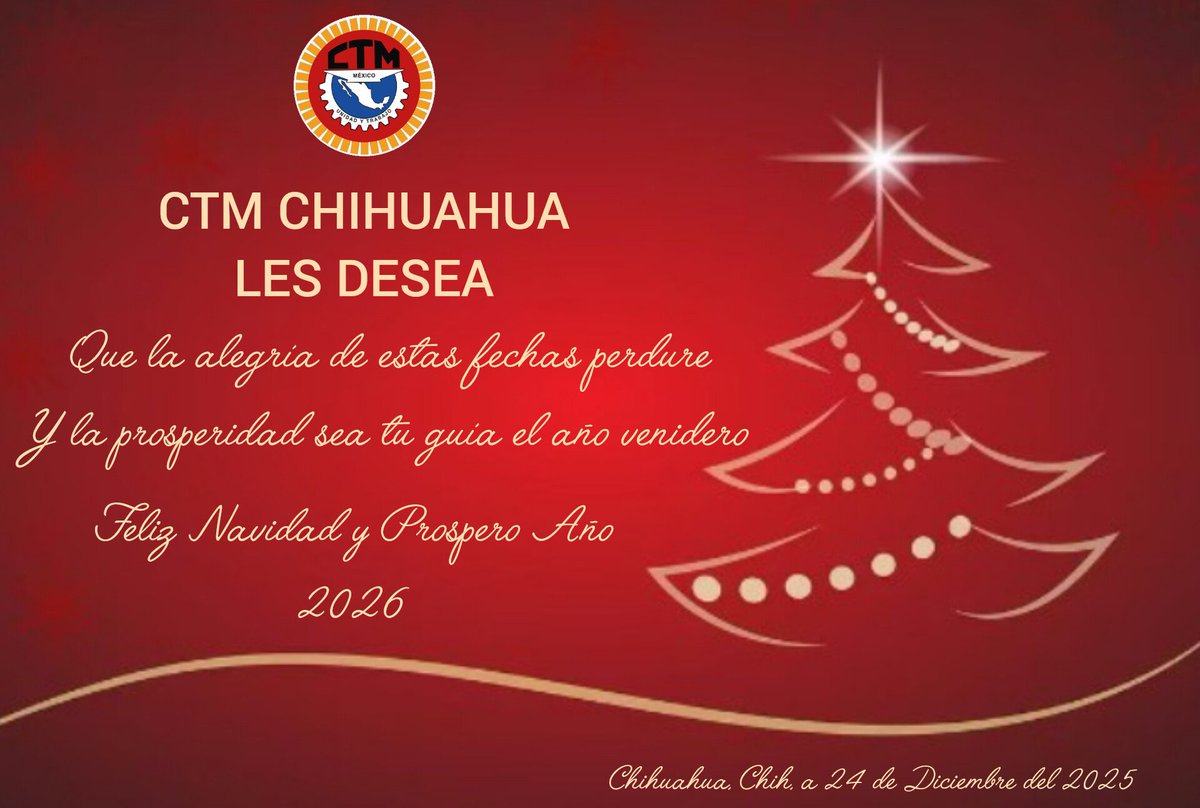 Que en estas fechas de unión la paz, la salud y la esperanza lleguen a sus hogares.

¡Feliz Nochebuena y Feliz Navidad! ✨