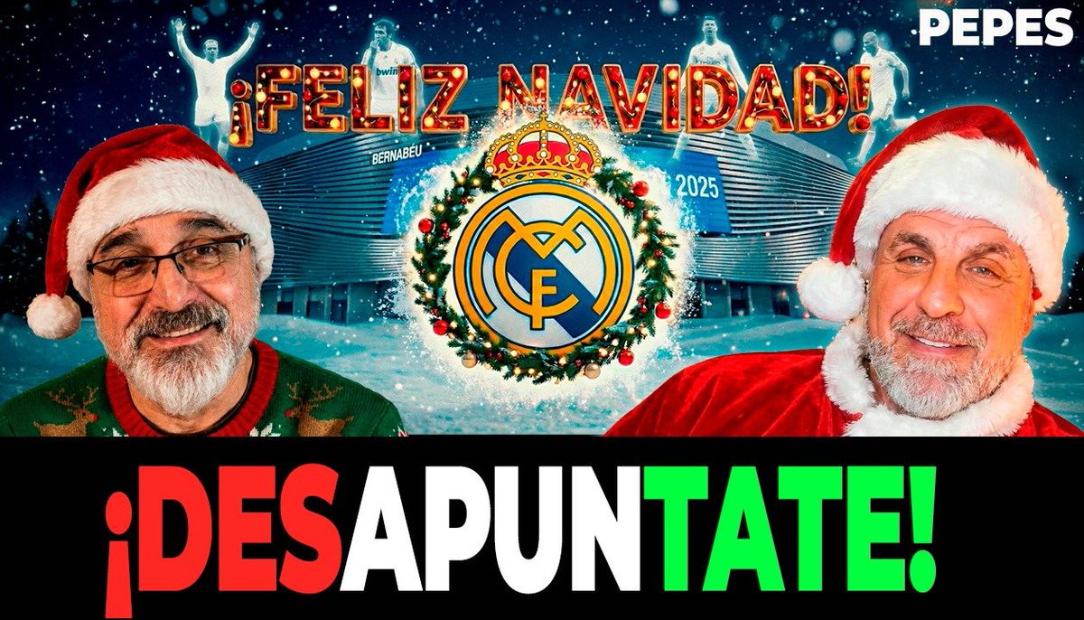 PepeKollins's tweet image. ✅ LOS PEPES 🥸| ¿POR QUÉ SOIS DEL REAL MADRID? | ¡FELIZ NAVIDAD, MADRIDISTAS! 

en @lospepescanal 

👉👉👉youtu.be/6no13qvkk5M
