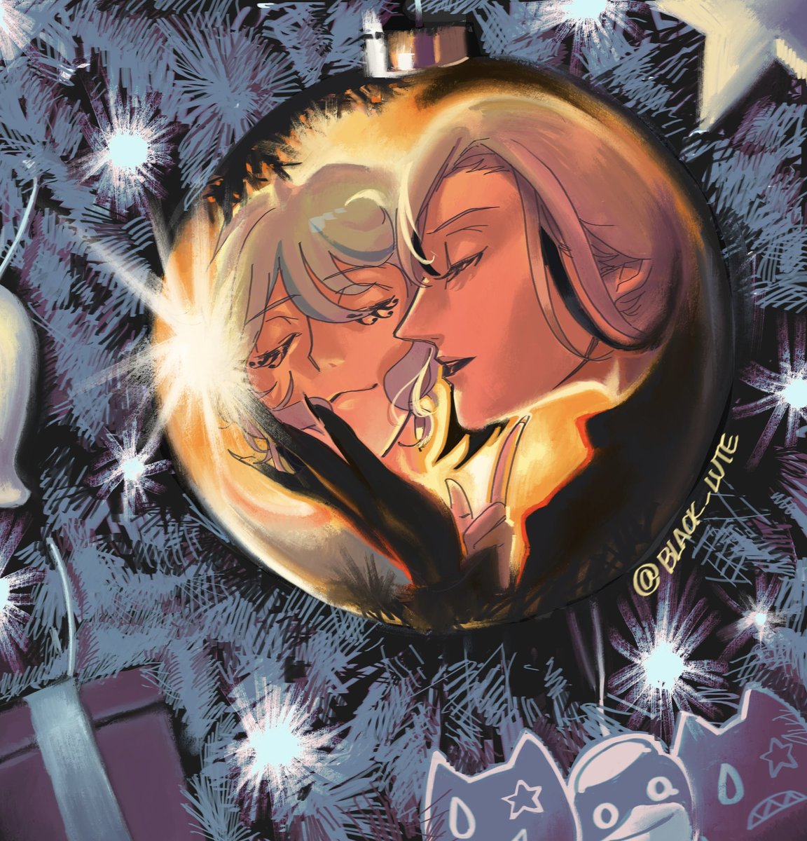 BLACK_LUTE's tweet photo. Happy Holidays✨🎄

#arlefuri https://t.co/sPdBarjVFr