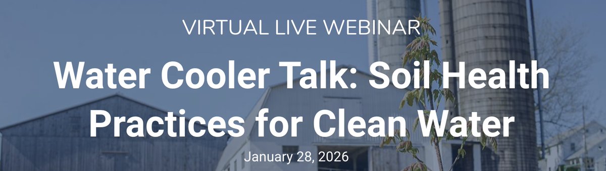 Penn State Extension Hosts Jan. 28 Webinar On Agricultural Soil Health Practices For Clean Water  [PaEN]  tinyurl.com/ye8vstf8