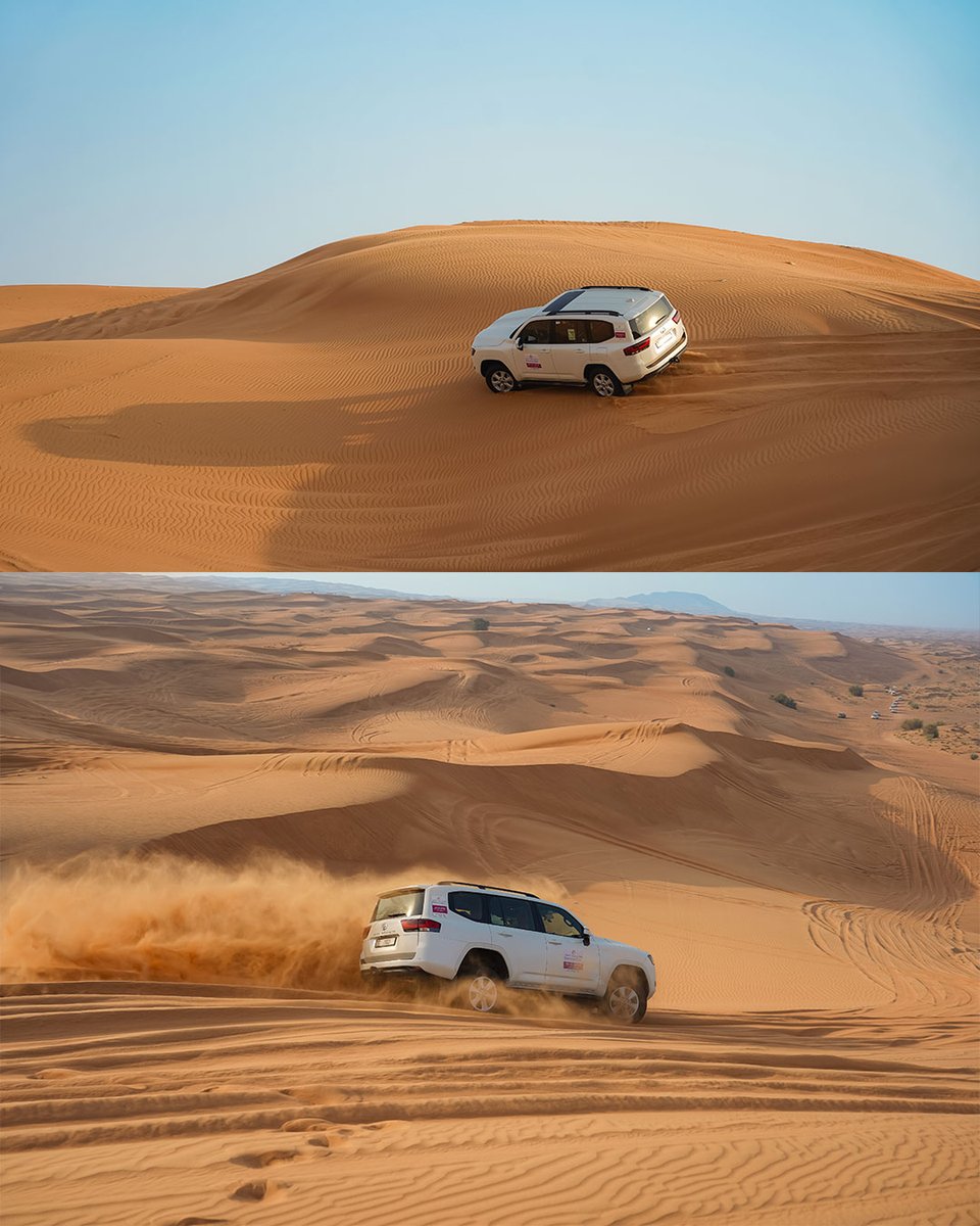 Excursion_point's tweet image. There’s nothing like a Dubai desert sunset – calm, golden, and breathtaking.
Our Sunset Desert Experience offers private viewing spots, premium photography, and personalized service designed for high-value guests who appreciate exclusivity and luxury.
Ca
