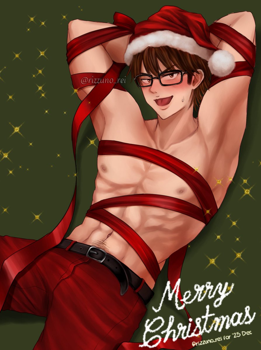 Merry Christmas! 🎄🎁 
(Aged up) Santa Miyuki had a little accident when visiting your house~
#御幸一也
#ダイヤのA
#MerryChristmas2025