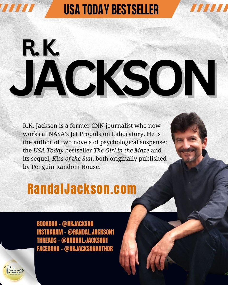 partnersincr1me's tweet image. Don't miss this #guestpost by R.K. Jackson on The Mystery of Writing! Dive into the world of psychological thrillers and discover more about the audiobook release of his USA TODAY BESTSELLER, THE GIRL IN THE MAZE &amp;gt; pictbooks.tours/Z2SAYrG @Elena_TaylorAut