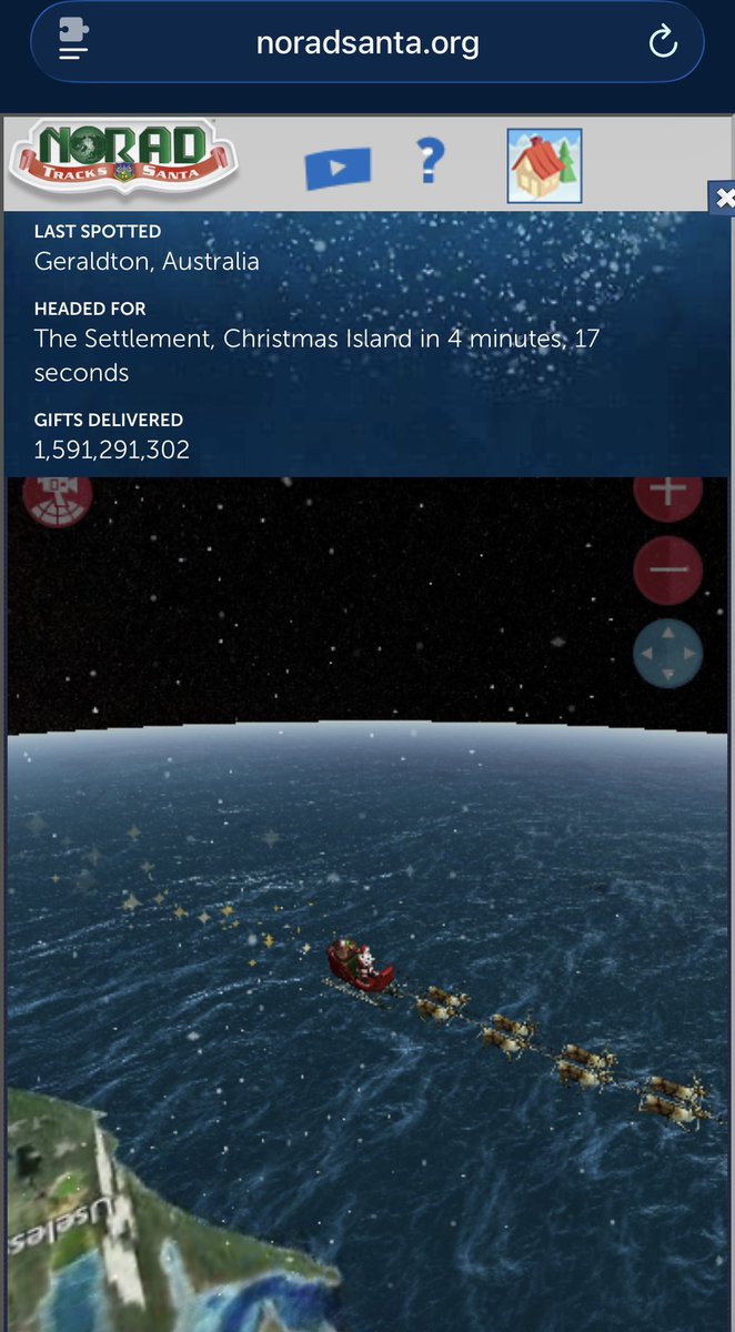shortmagsmle's tweet image. There is global access to a NORAD tracker for Santa but rationalists will look you dead in the face and say he isn’t real 😹