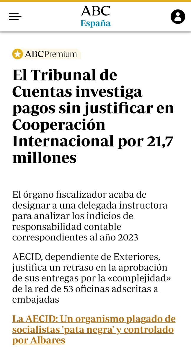 jm_clavero's tweet image. Fa uns dies es feia públic que la Generalitat té una important despesa en "cooperació internacional".
M'agradaria que la Sindicatura de Comptes entrés a fons igual que el T. de Comptes ha entrat en aquest cas d'Espanya