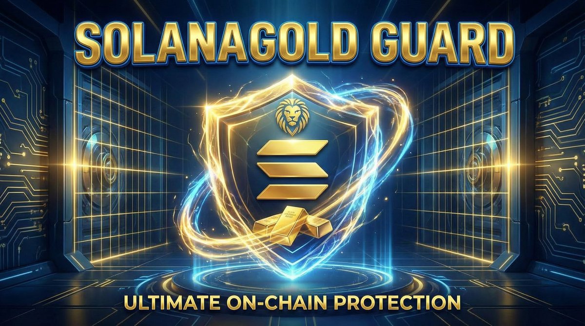 solanagold_meme's tweet image. Most projects pump and dump.
SolanaGold protects and grows. 📈

Powered by SolanaGold Guard. 🛡️
Maximum security. Maximum efficiency.

Website : SolanaGoldGuard.com

The new standard for holding wealth on-chain.

Don't settle for less.

$SOL #RealYield #Guard #SolanaCommunity