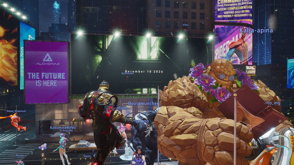 MischiefsYT's tweet photo. They're playing the Avengers Doomsday teaser in Marvel Rivals and even The Thing doesn't care about it https://t.co/LQuzIPFyMr