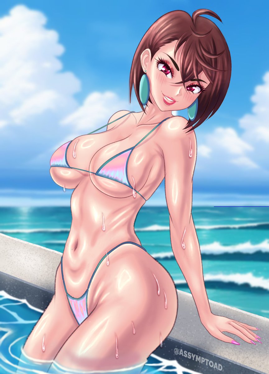 assymptoad's tweet photo. Ayase Momo from #Dandadan  in a 👙 https://t.co/6ytjtWPMdR