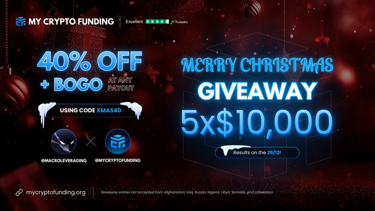 🎁 5 X $10K Challenges 🎁

1. Follow <a href="/MyCryptoFunding/">My Crypto Funding</a> | <a href="/muthaiah4x/">𝗭𝝨𝗡𝗜𝗧𝗦𝗨 🔱</a> | <a href="/MacroLeveraging/">Macro TRDZ</a>   
2. Like and Repost
3. Tag 3 friends