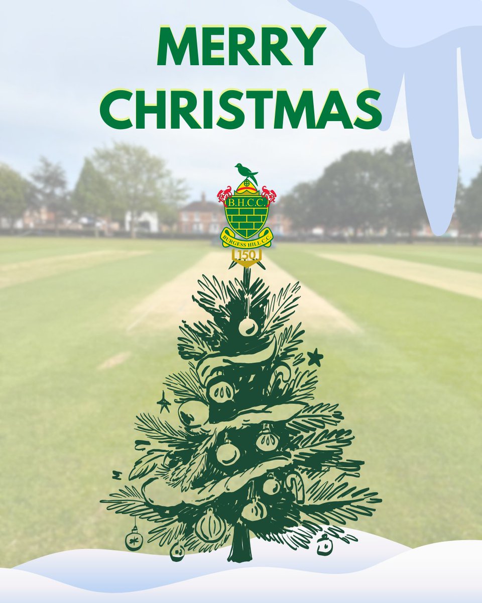 BurgessHillCC's tweet image. We hope you have a very merry Christmas!

#BurgessHill #Cricket #Sussex #SussexCricket