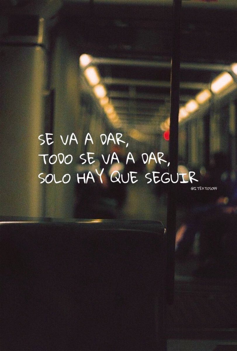 Seguir y no rendirse, de eso se trata.