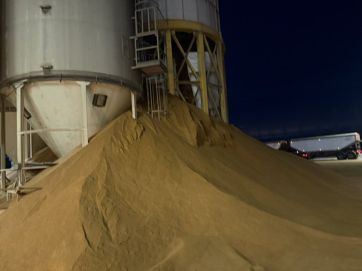 Bit of a mishap at the ol mill last night.