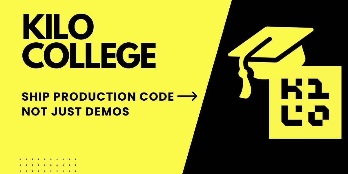 Kilo College promo graphic