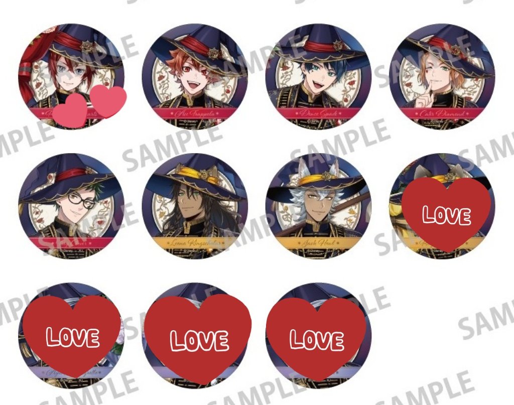 ツイステ 交換 ブルームバースデー オーロラメタル缶バッジ vol.1 《譲