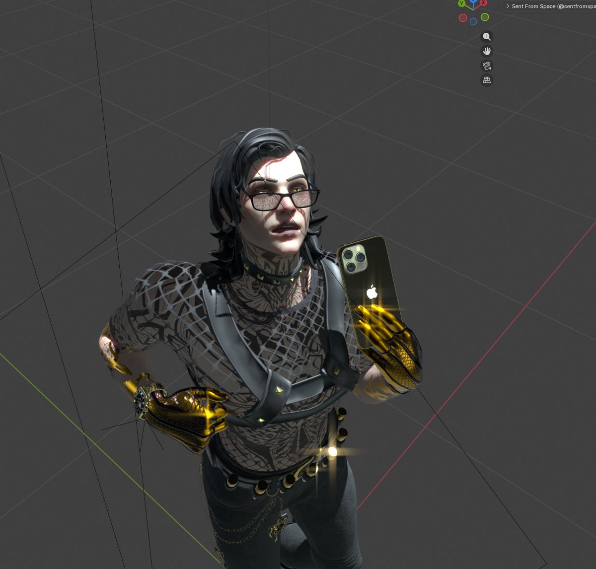 fweakylani_png's tweet photo. heh... goth mommy midas 😈 https://t.co/oqk9PHuQzN