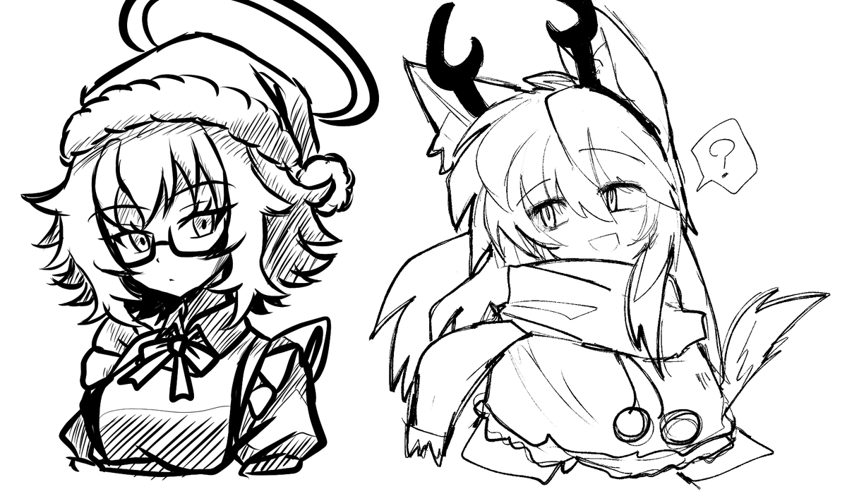 Small sketch collab I made with a very good friend and impressive